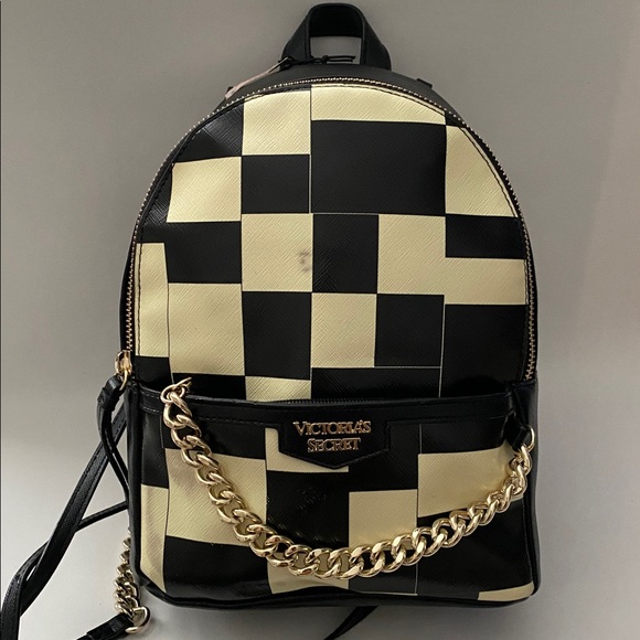 Victoria's Secret Handbags - Y2K Victoria's Secret Checker Patterned Backpack